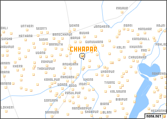 map of Chhāpar