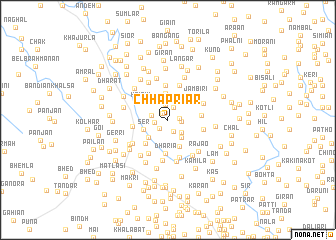 map of Chhapriār