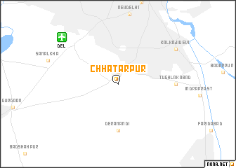 map of Chhatarpur