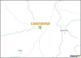 map of Chhatarpur