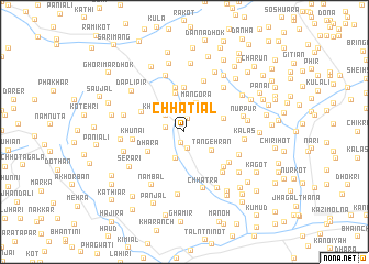 map of Chhatiāl
