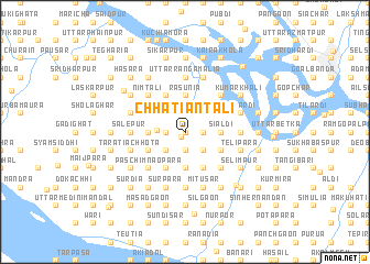 map of Chhātiāntali