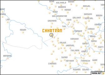 map of Chhatrān