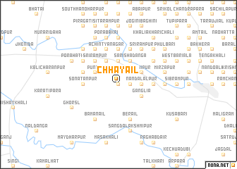 map of Chhayāil