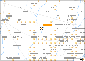 map of Chhechhiān