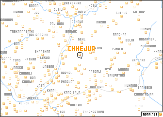 map of Chhejua