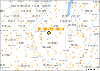 map of Chhokar Khurd