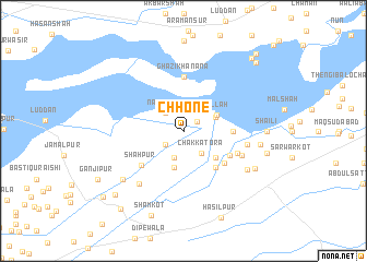 map of Chhone