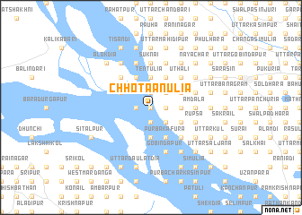 map of Chhota Ānulia