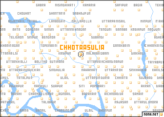 map of Chhota Asulia