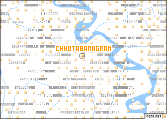 map of Chhota Banagrām