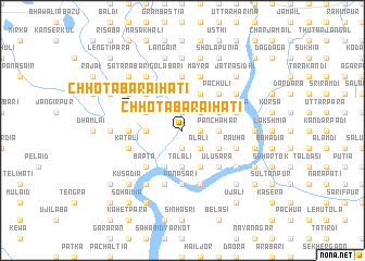 map of Chhota Bāraihāti