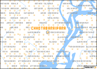 map of Chhota Baraipara