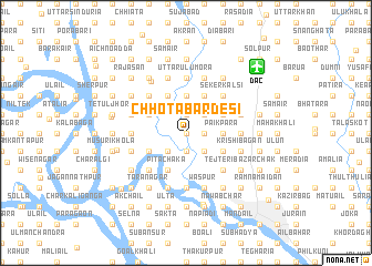 map of Chhota Bardesi