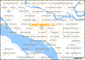 map of Chhota Bārilya