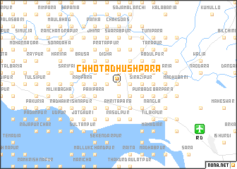 map of Chhota Dhushpāra