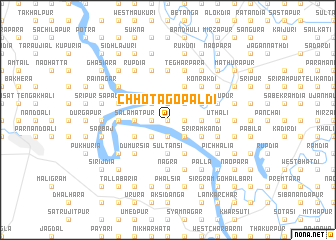 map of Chhota Gopāldi
