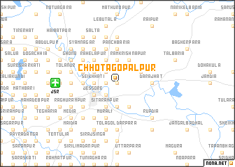 map of Chhota Gopālpur
