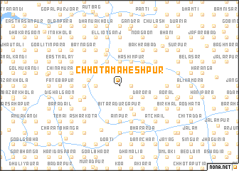 map of Chhota Maheshpur