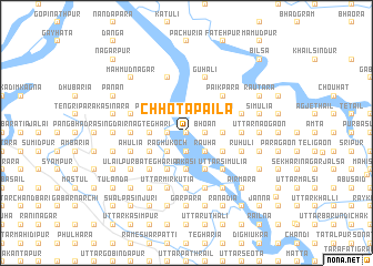 map of Chhota Pāila