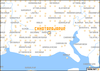 map of Chhota Rājāpur