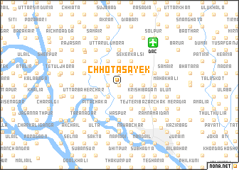 map of Chhota Sayek