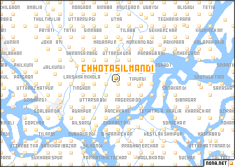 map of Chhota Silmāndi