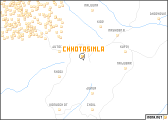 map of Chhota Simla