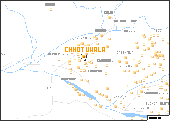 map of Chhotūwāla
