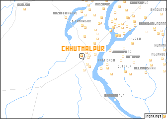 map of Chhutmalpur