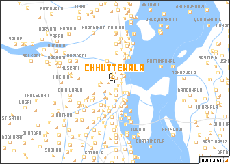 map of Chhuttewāla