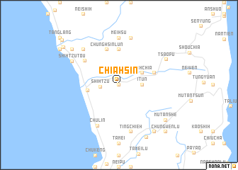 map of Chia-hsin