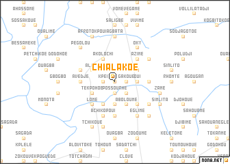 map of Chialakoé