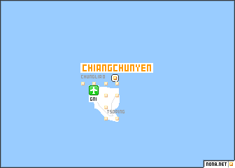 map of Chiang-chün-yen