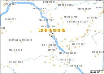 map of Chiang Khong