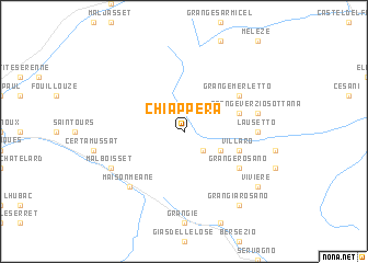 map of Chiappera