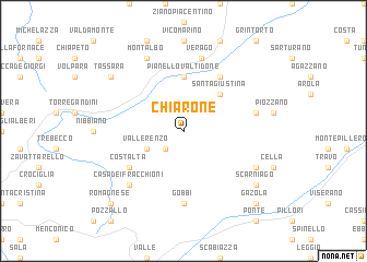 map of Chiarone