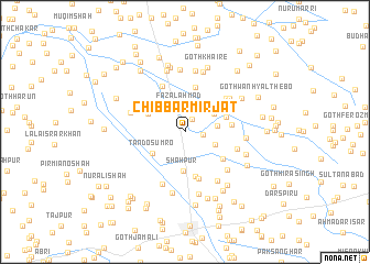 map of Chibbar Mīr Jat