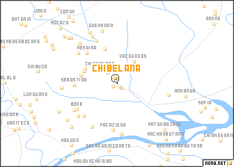 map of Chibelana