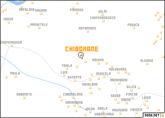 map of Chibomane