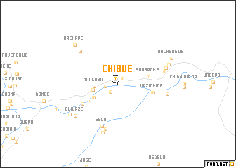 map of Chibué
