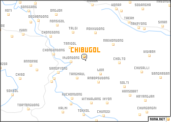 map of Chibu-gol