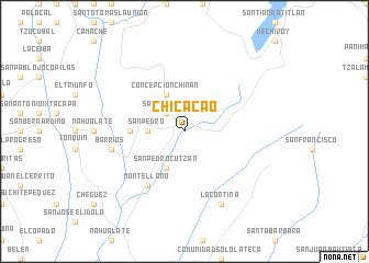 map of Chicacao