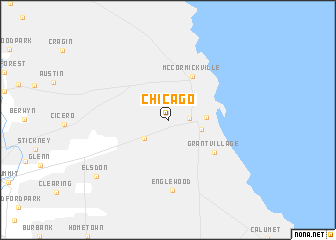 map of Chicago