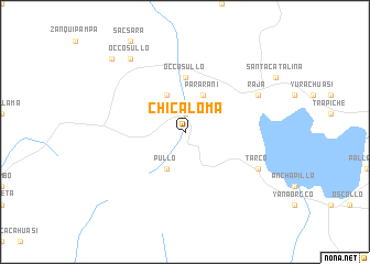 map of Chica Loma