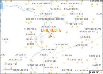 map of Chicalote