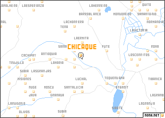 map of Chicaque