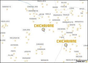 map of Chichavane
