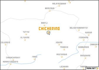 map of Chichërino
