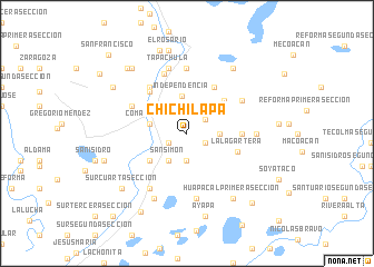 map of Chichilapa